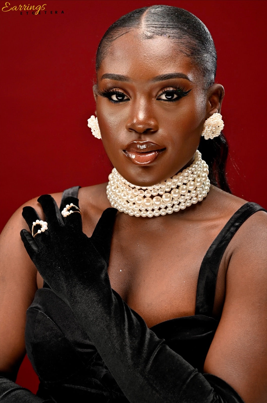 PEARL CHOKER SET