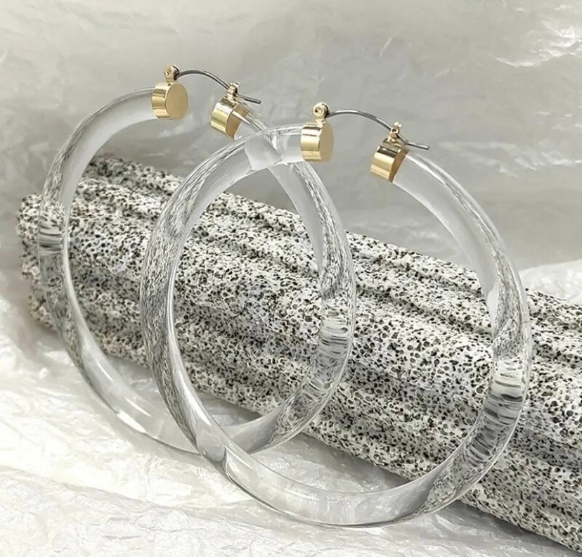 AUTUMN HOOP EARRINGS