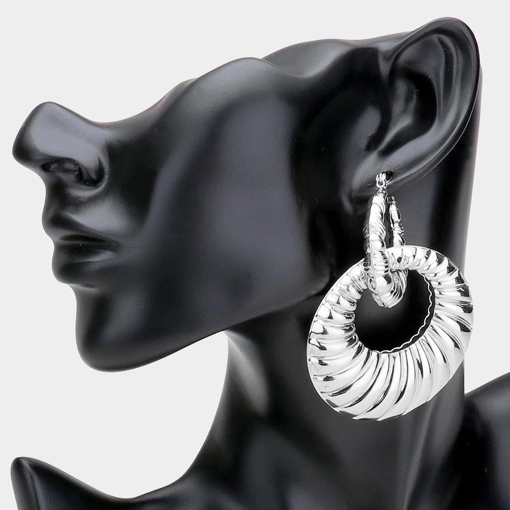 DOUBLE HOOP EARRINGS