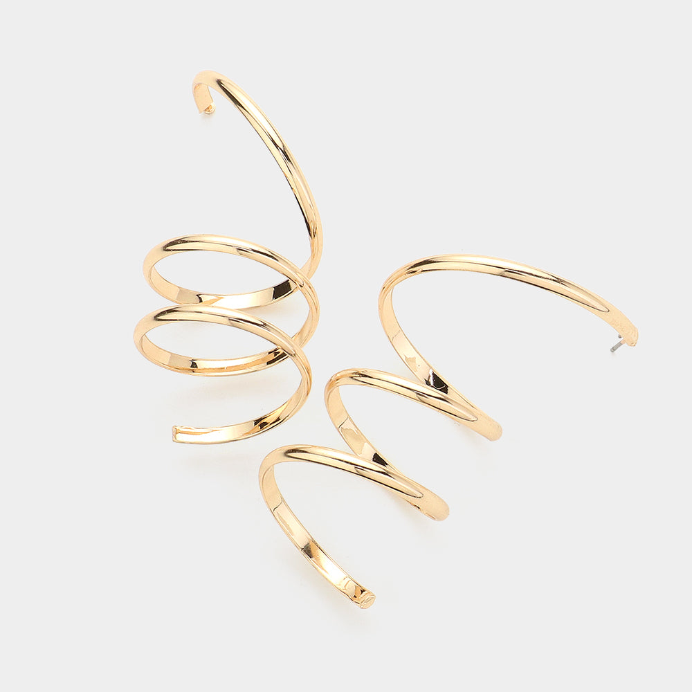 CURLY SUE STATEMENT EARRINGS