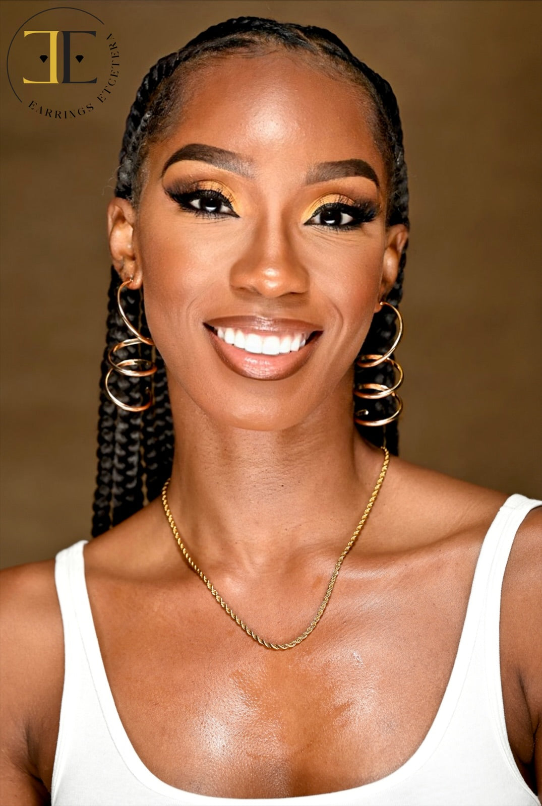 CURLY SUE STATEMENT EARRINGS