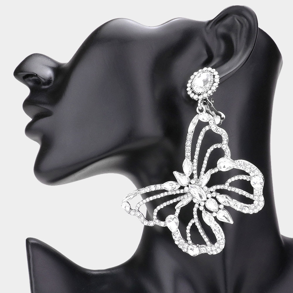 BUTTERFLY DREAMS LUXE EARRINGS (CLIP ON)