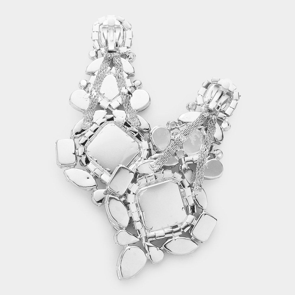 SOLANGE STATEMENT EARRINGS (CLIP-ON)