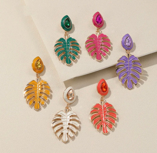 TROPICAL VIBES STATEMENT EARRINGS