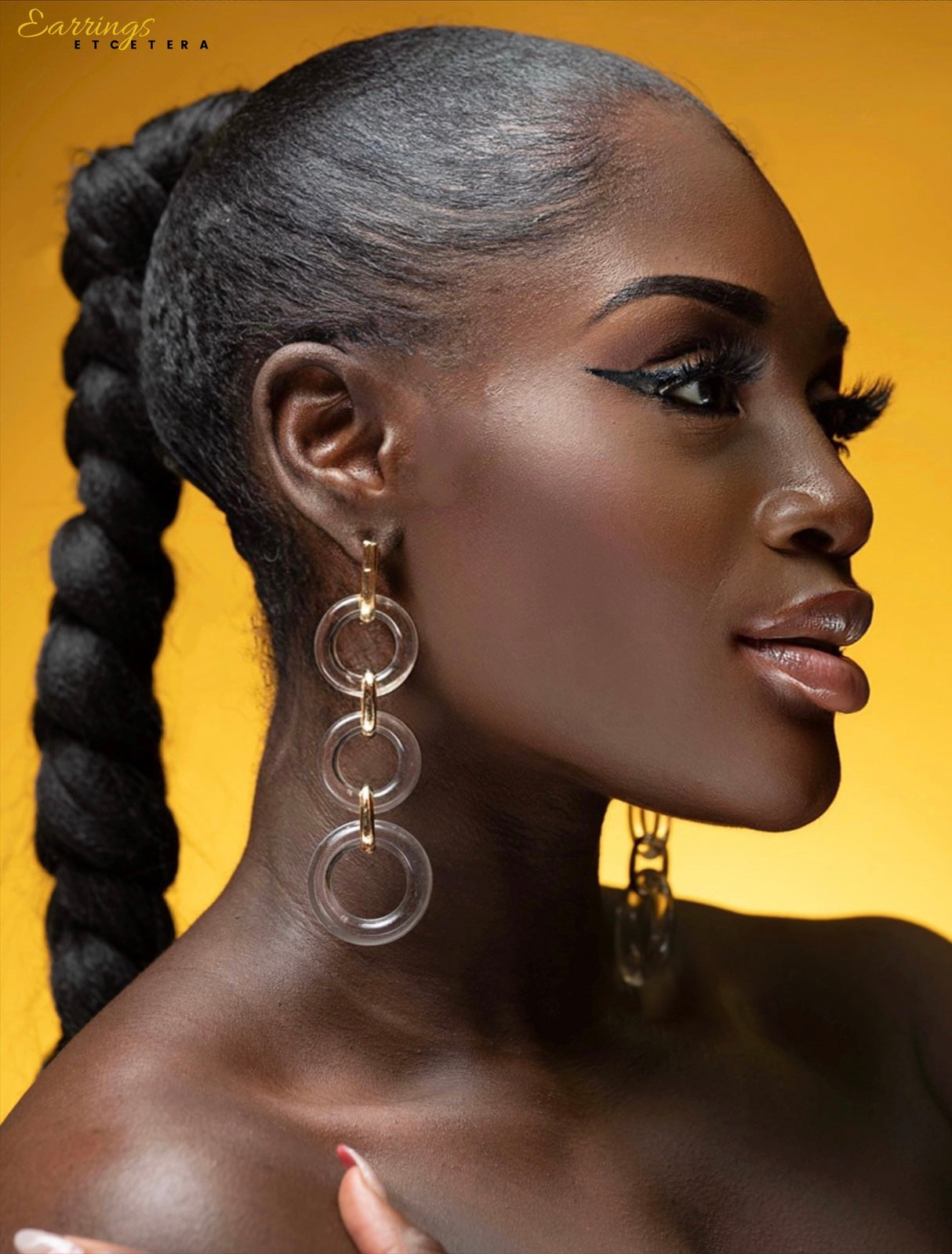 CIRCLET DROP EARRINGS