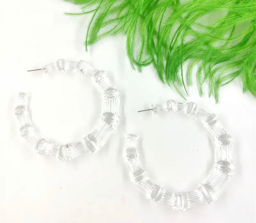 TRANSLUCENT BAMBOO HOOPS (MINI)
