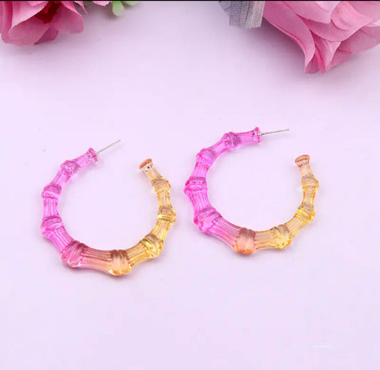 TRANSLUCENT BAMBOO HOOPS (MINI)