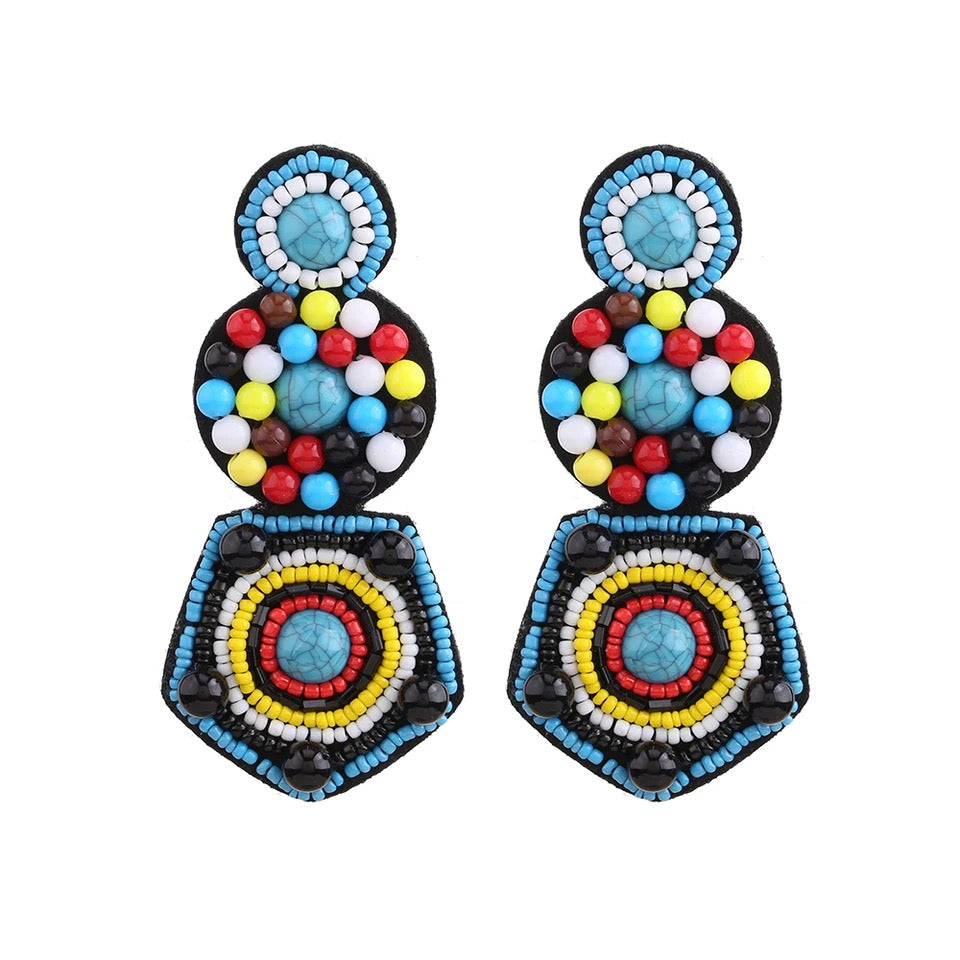 ZANZIBAR STATEMENT EARRINGS (Clip-On)