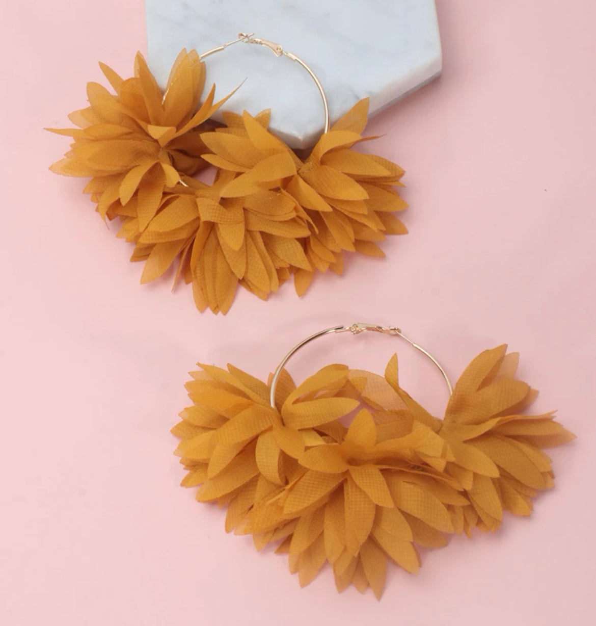 ALOHA HOOP EARRINGS