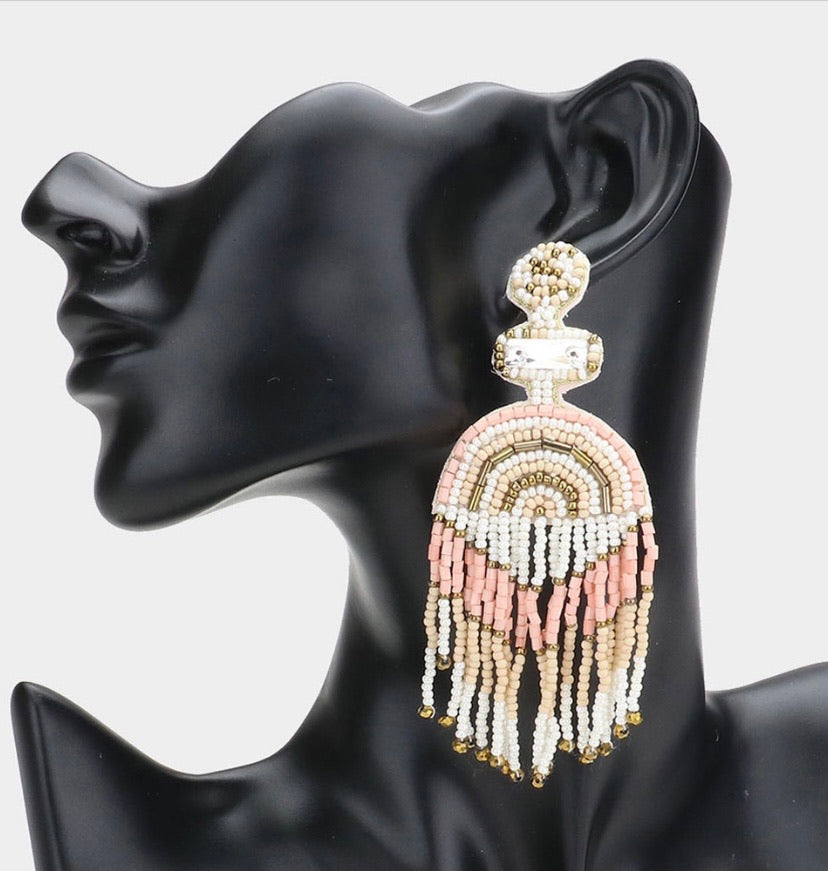 TOBAGO BEADED EARRINGS