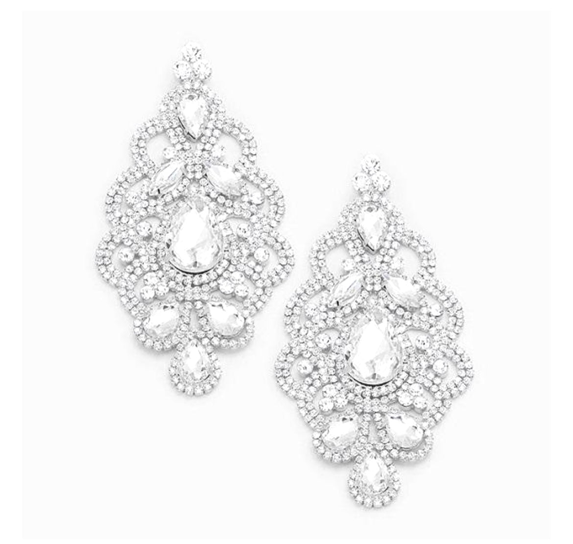 SIMONE LUXE EARRINGS( CLIP-ON )