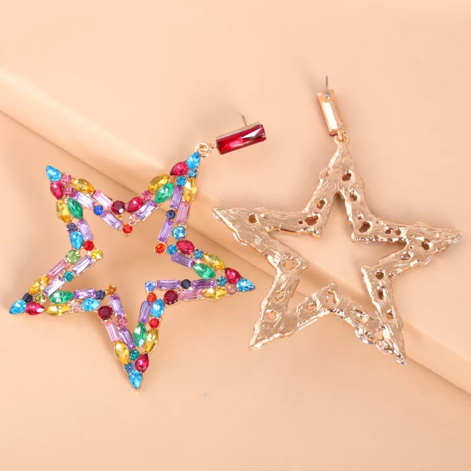 STAR GIRL STATEMENT EARRINGS
