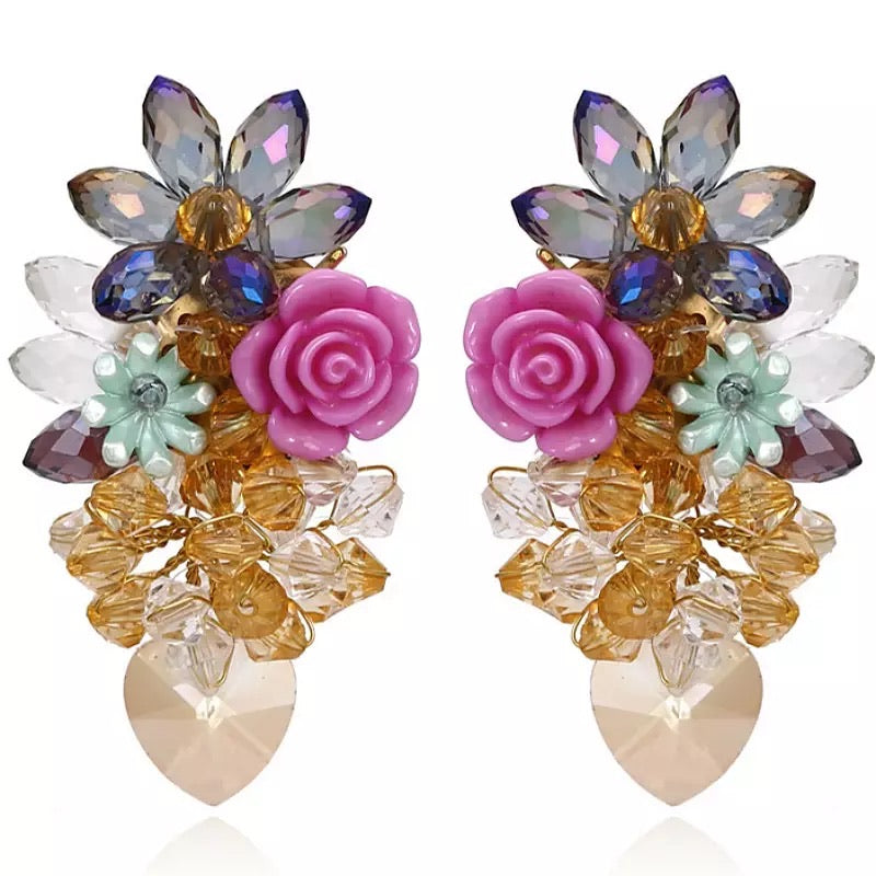 DAHLIA STATEMENT EARRINGS