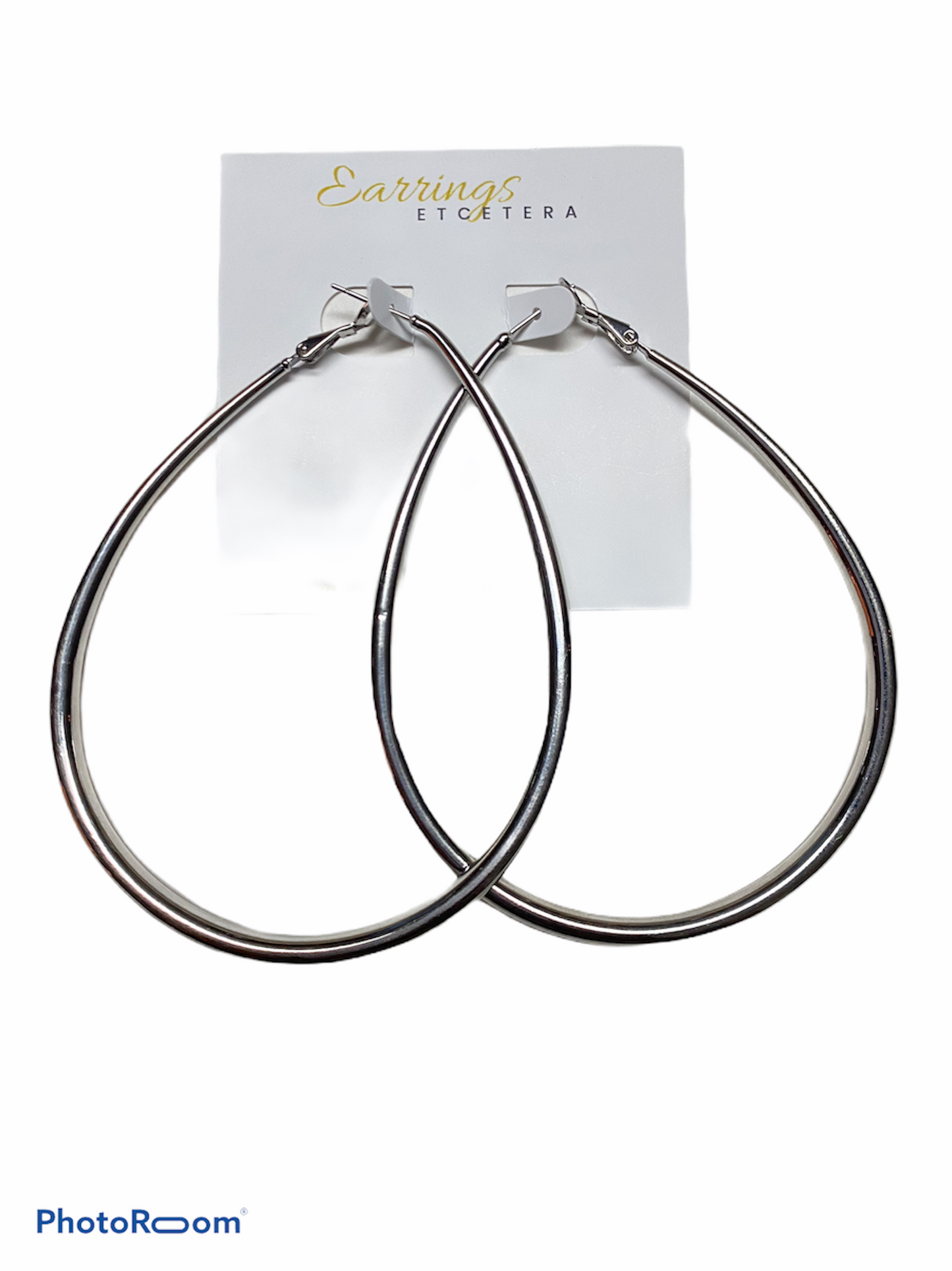 TEARDROP HOOP EARRINGS