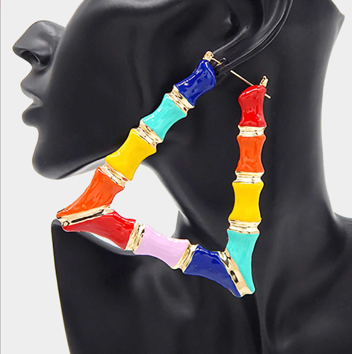 BAMBI HOOP EARRINGS (SQUARE)