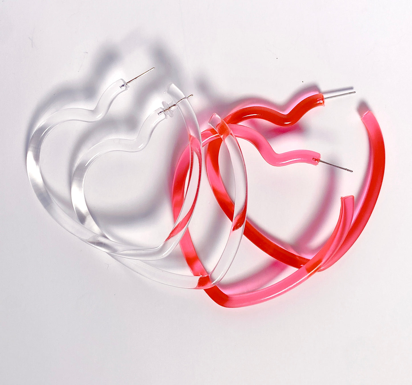 LOVE BUG ACRYLIC HOOPS