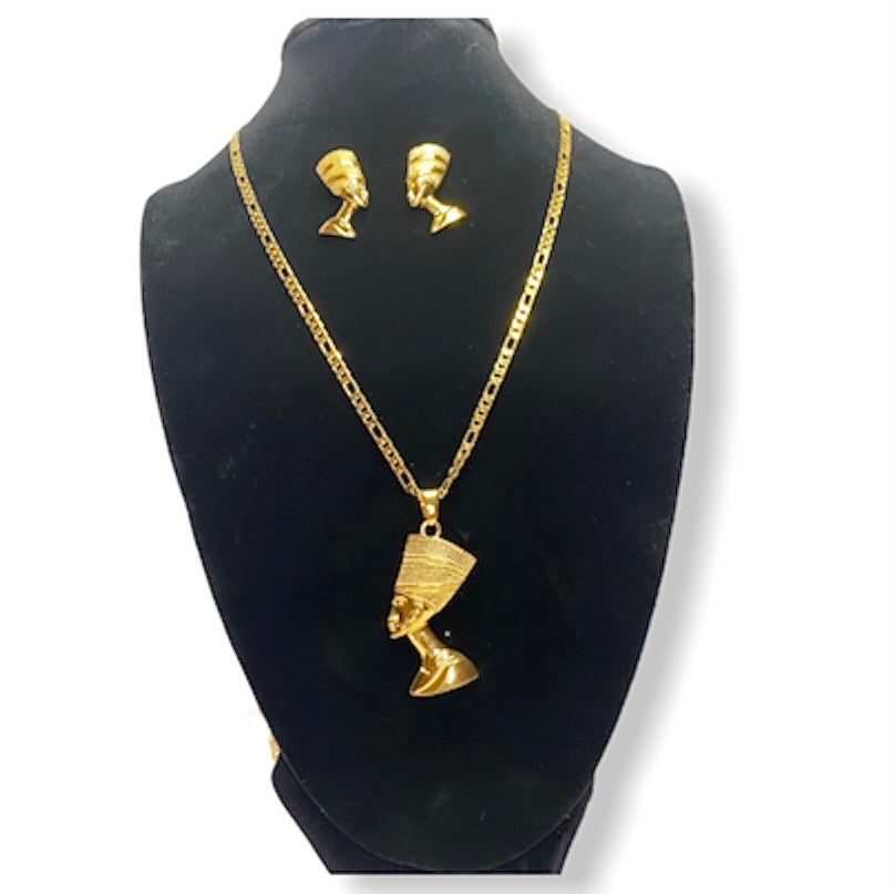 QUEEN NEFERTITI NECKLACE SET