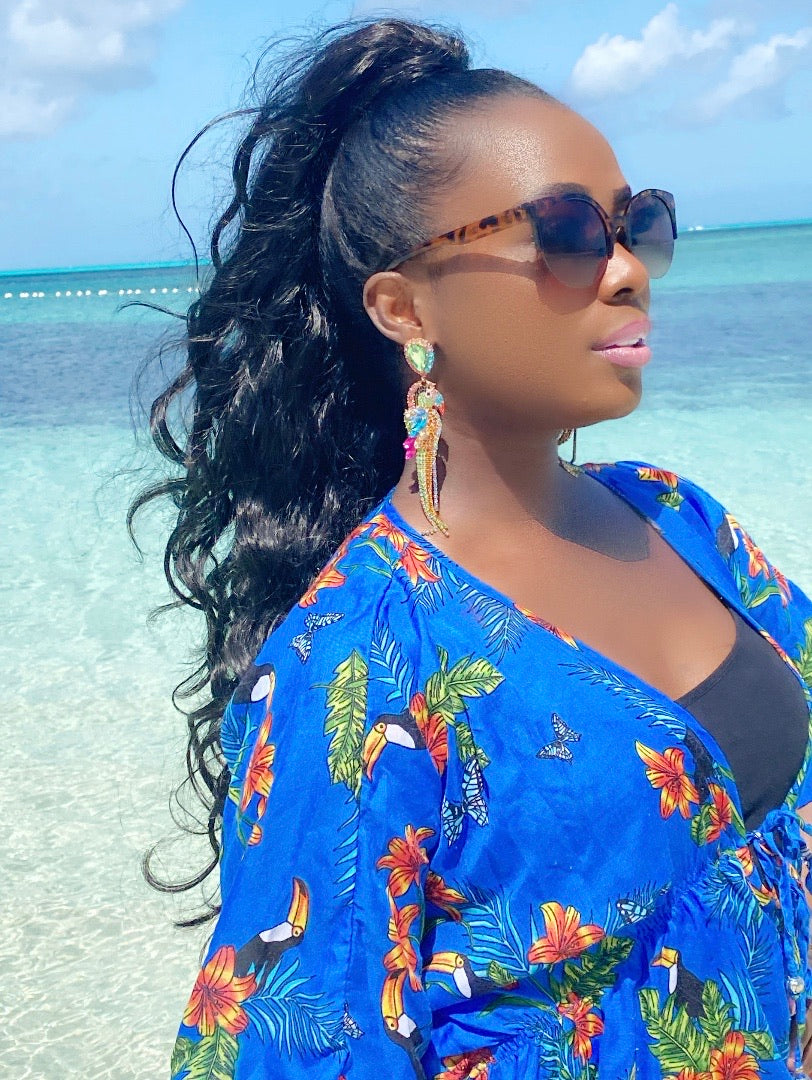 TOUCAN DROP EARRINGS