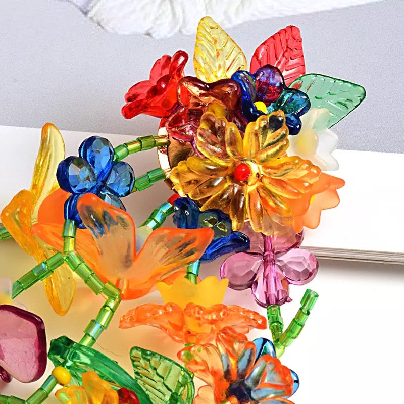 FLOWER BOMB STATEMENT EARRINGS