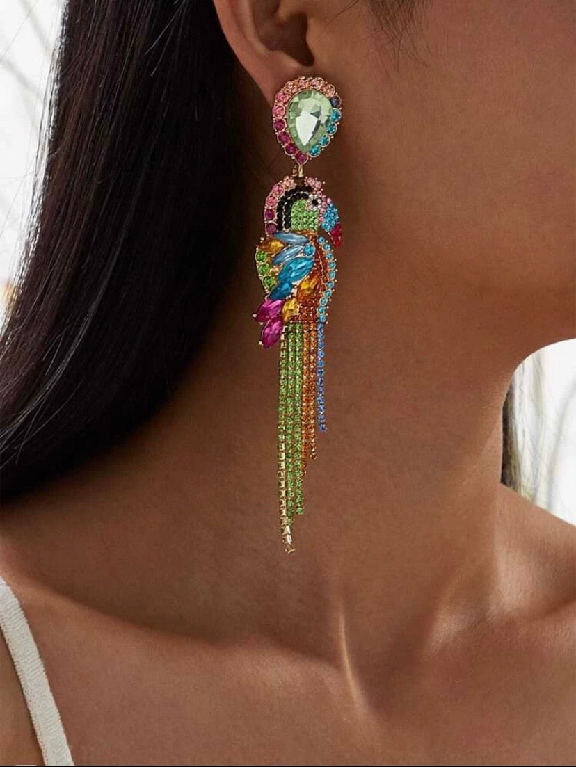 TOUCAN DROP EARRINGS