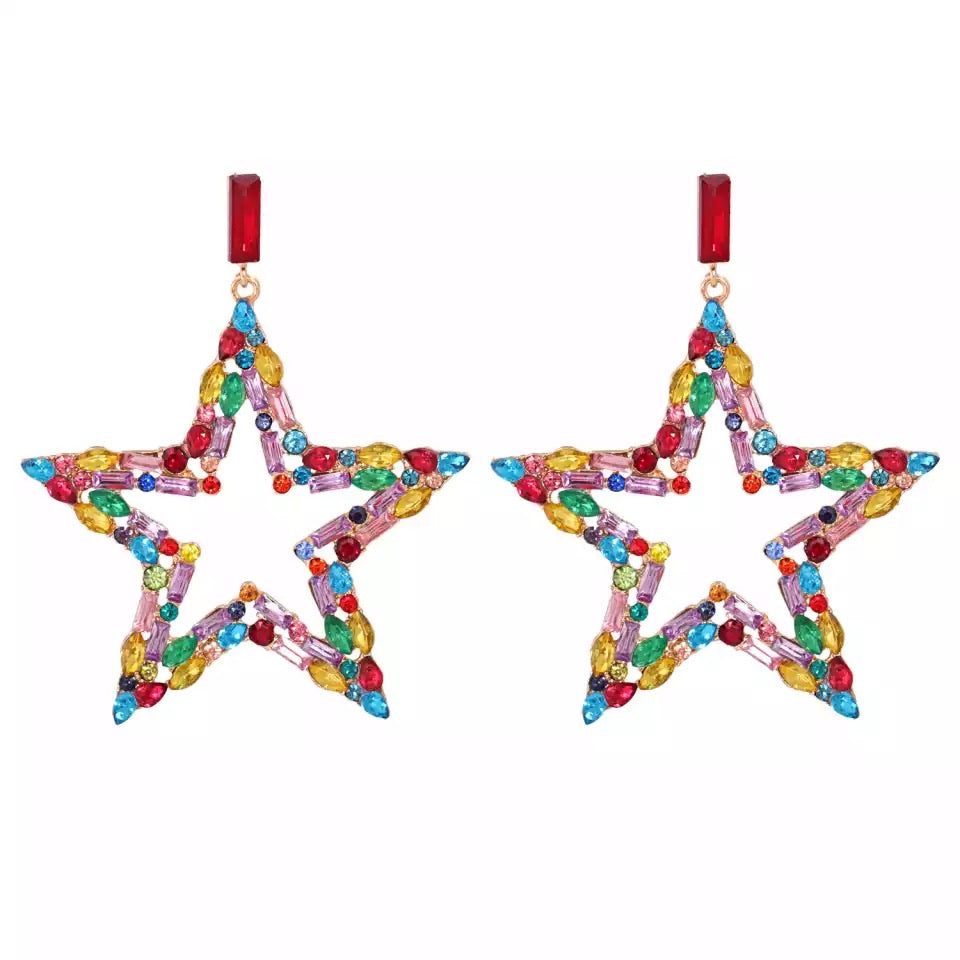 STAR GIRL STATEMENT EARRINGS