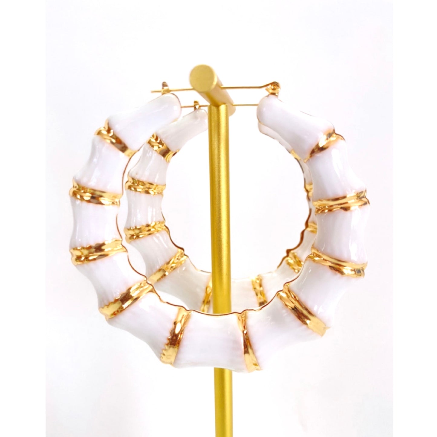 BAMBI HOOP EARRINGS(ROUND)