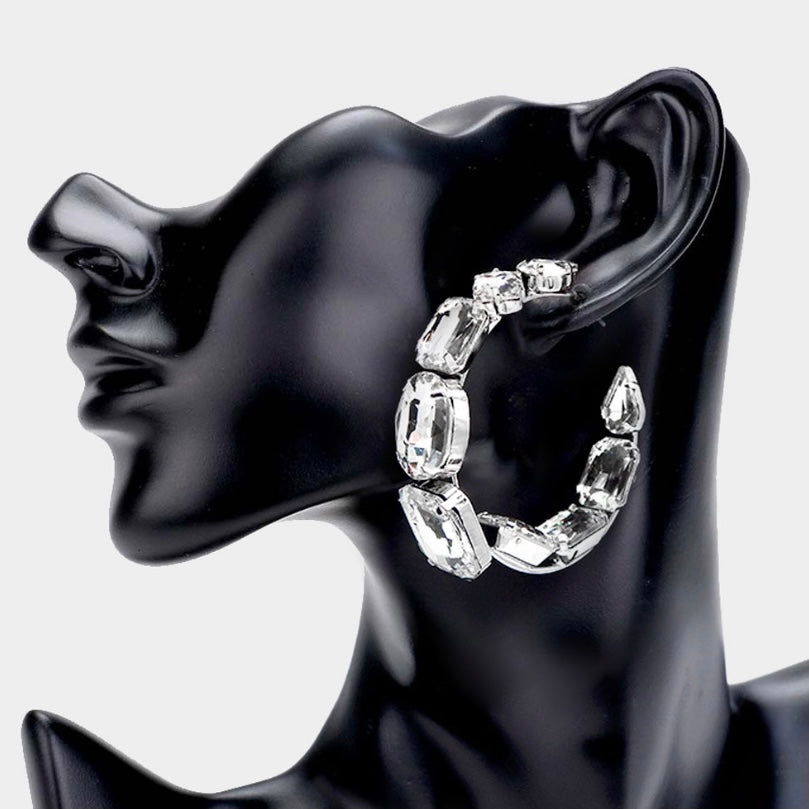 Sylvia hoop earrings