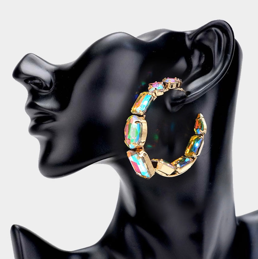 Sylvia hoop earrings