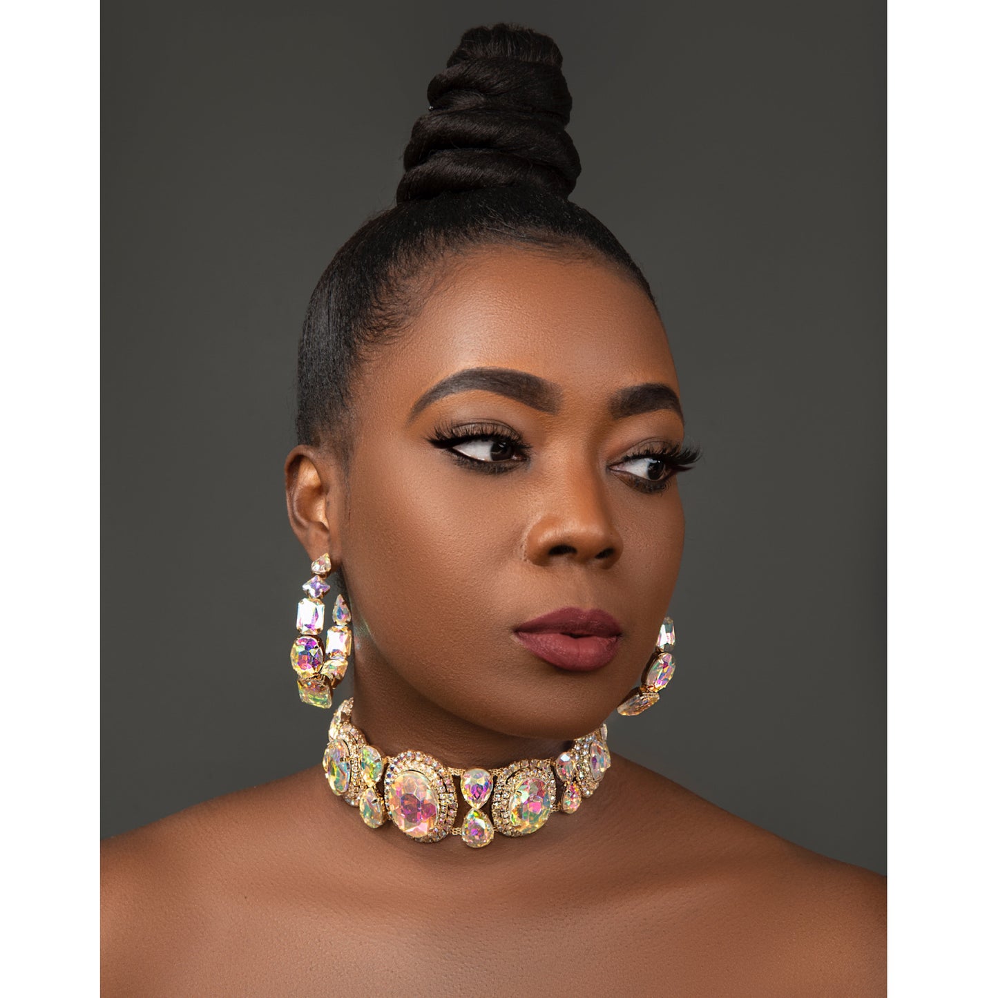 Sylvia hoop earrings