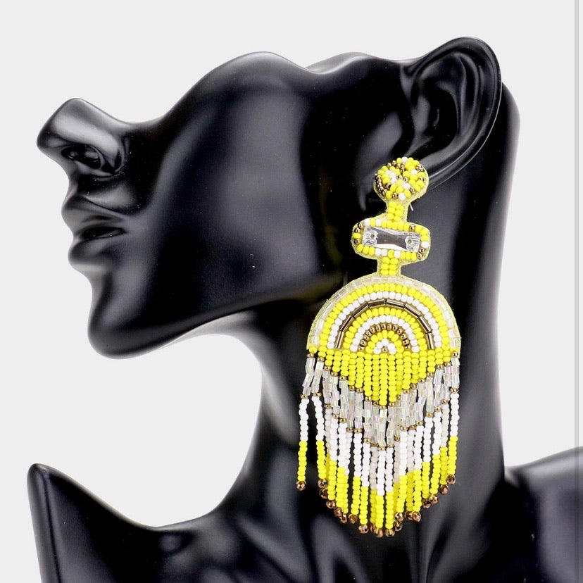 TOBAGO BEADED EARRINGS