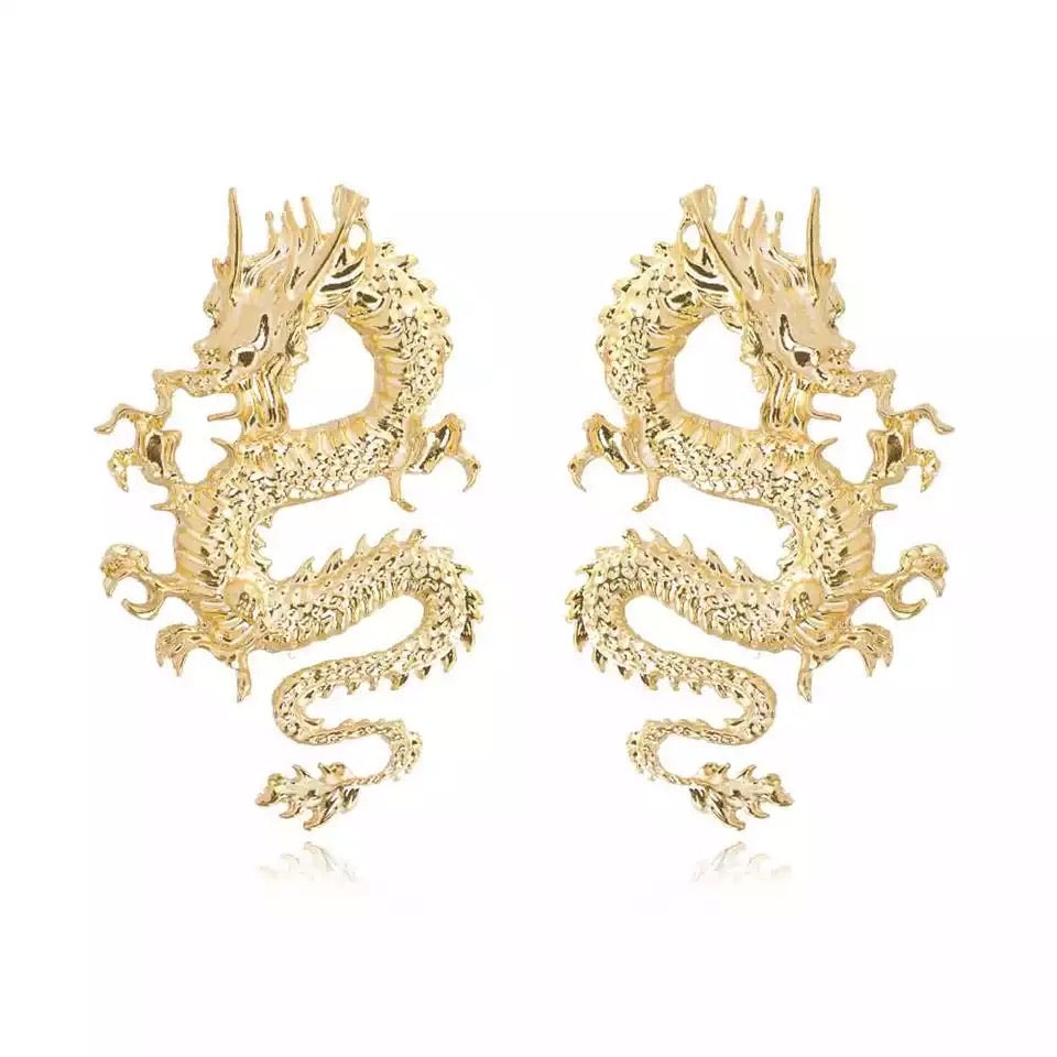 DRAGON STATEMENT EARRINGS