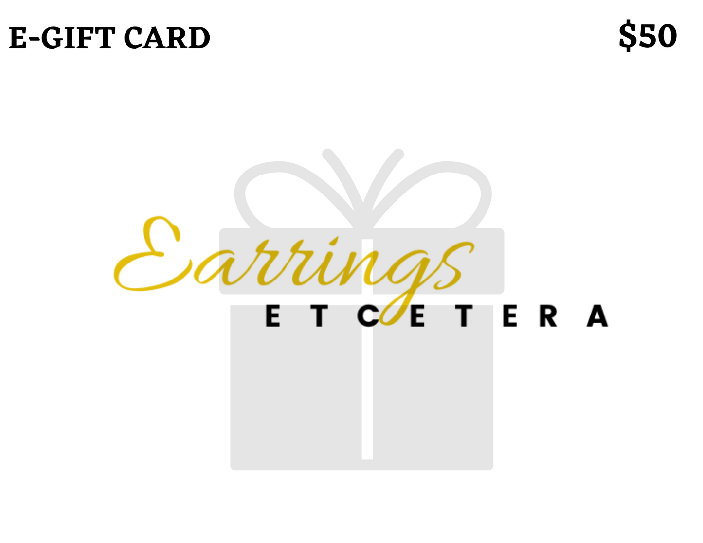 E-Gift Card