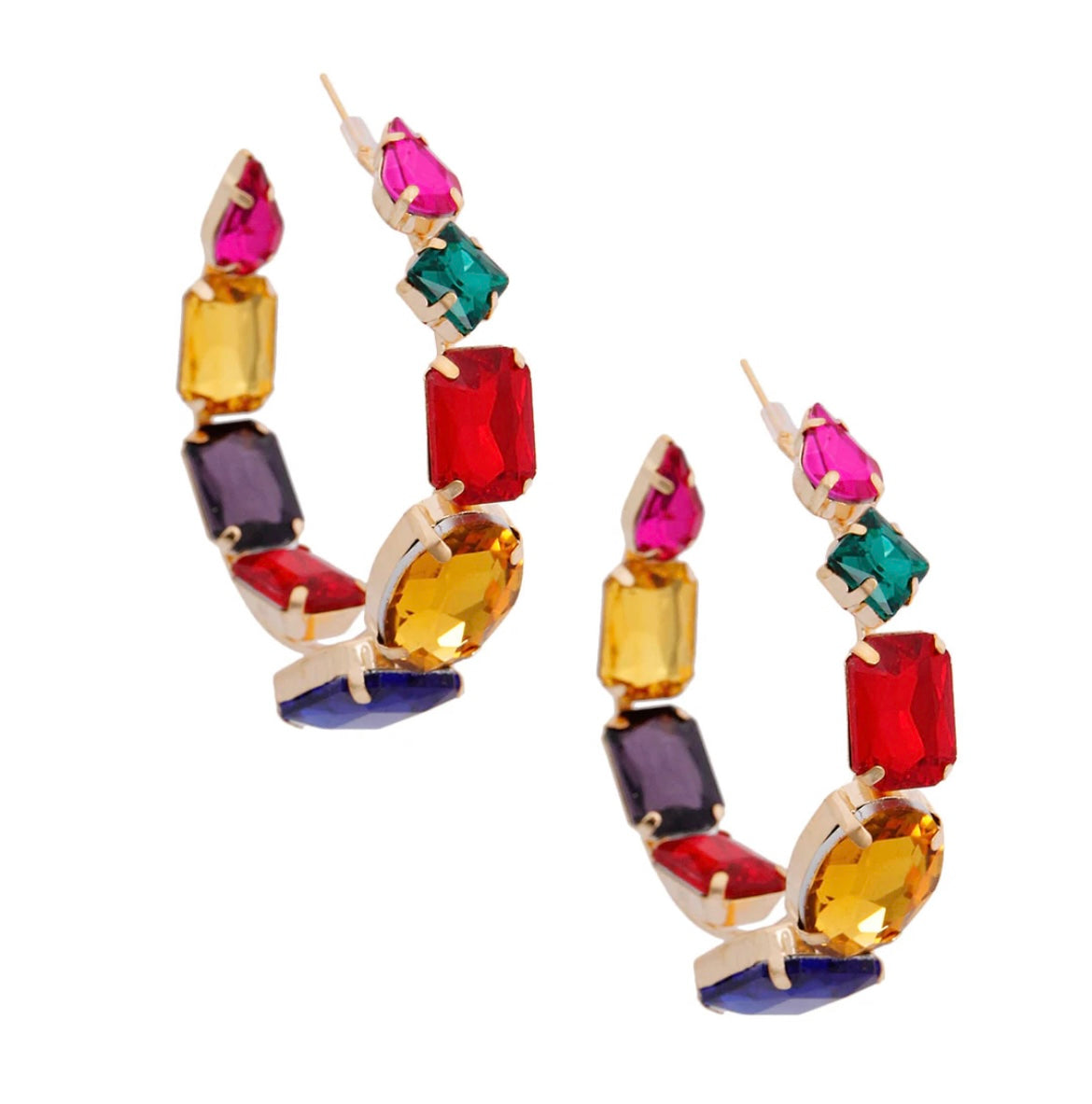 Sylvia hoop earrings