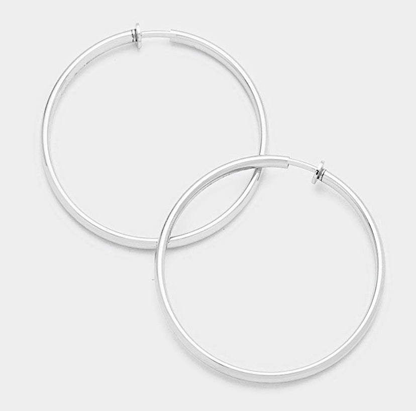 CLIP-ON HOOPS(PLAIN)
