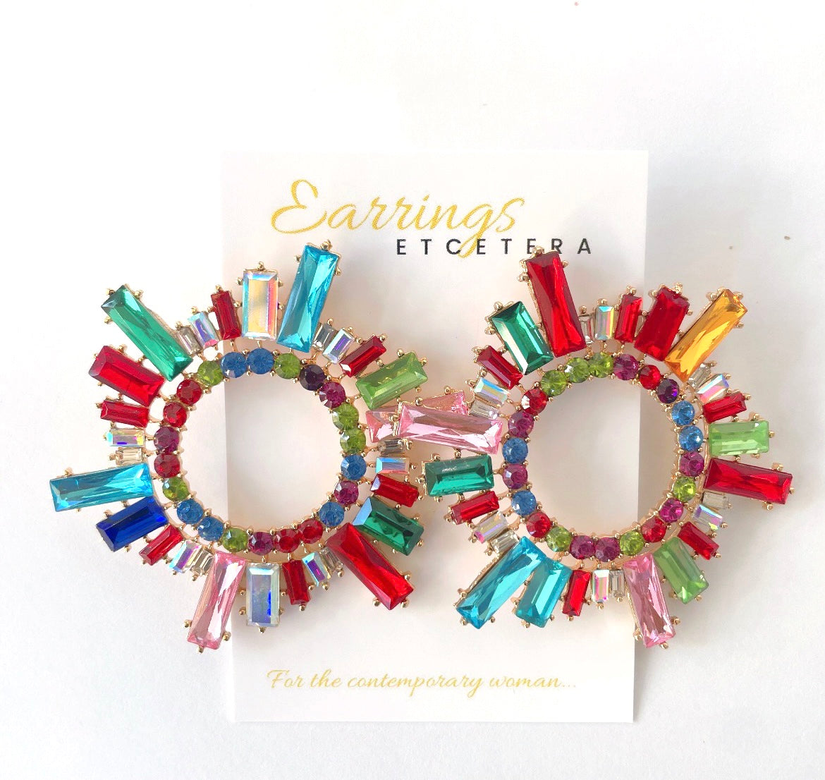 CASSIE OVERSIZED STUD EARRINGS