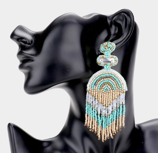 TOBAGO BEADED EARRINGS