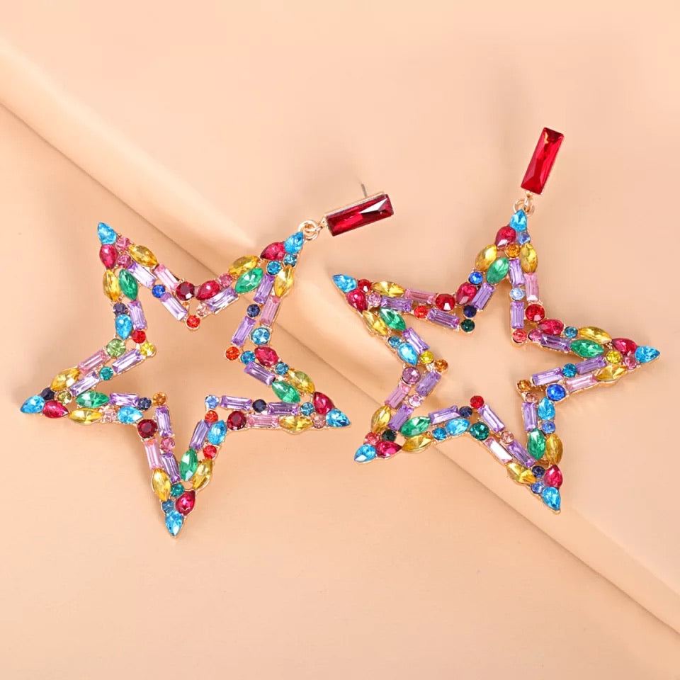STAR GIRL STATEMENT EARRINGS