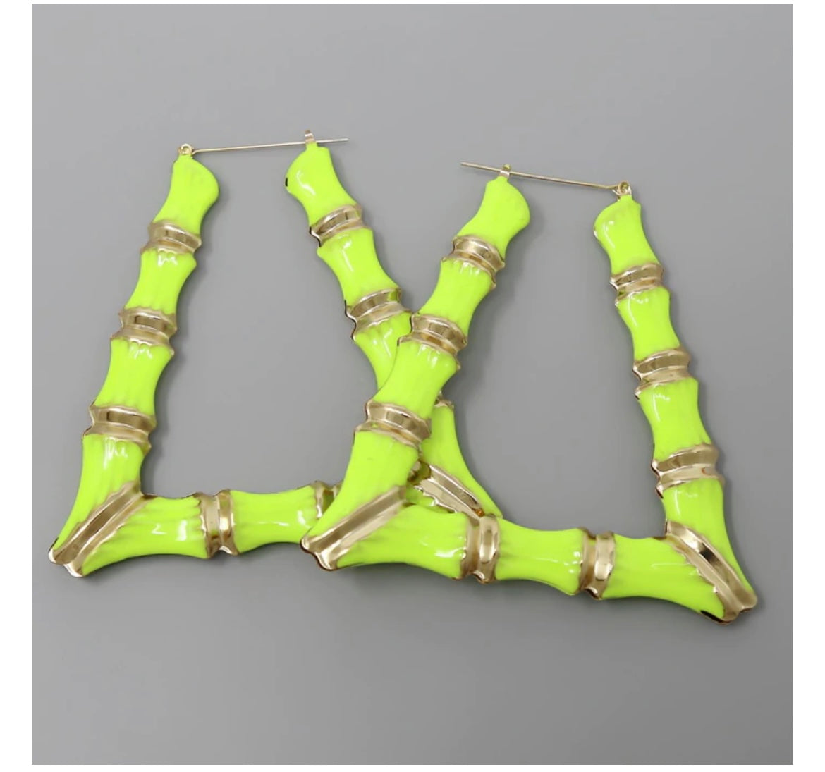 BAMBI HOOP EARRINGS (SQUARE)