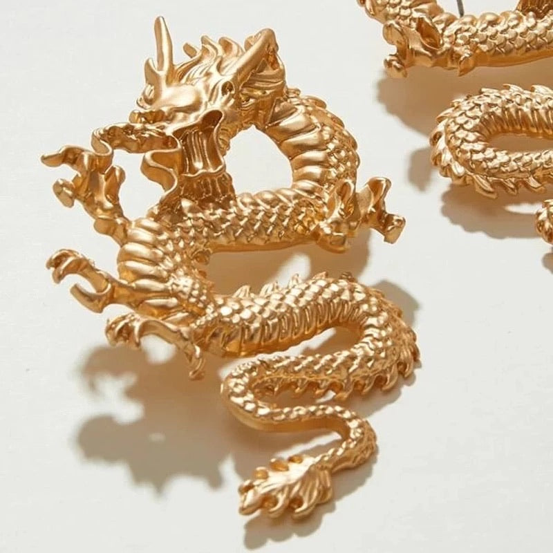 DRAGON STATEMENT EARRINGS