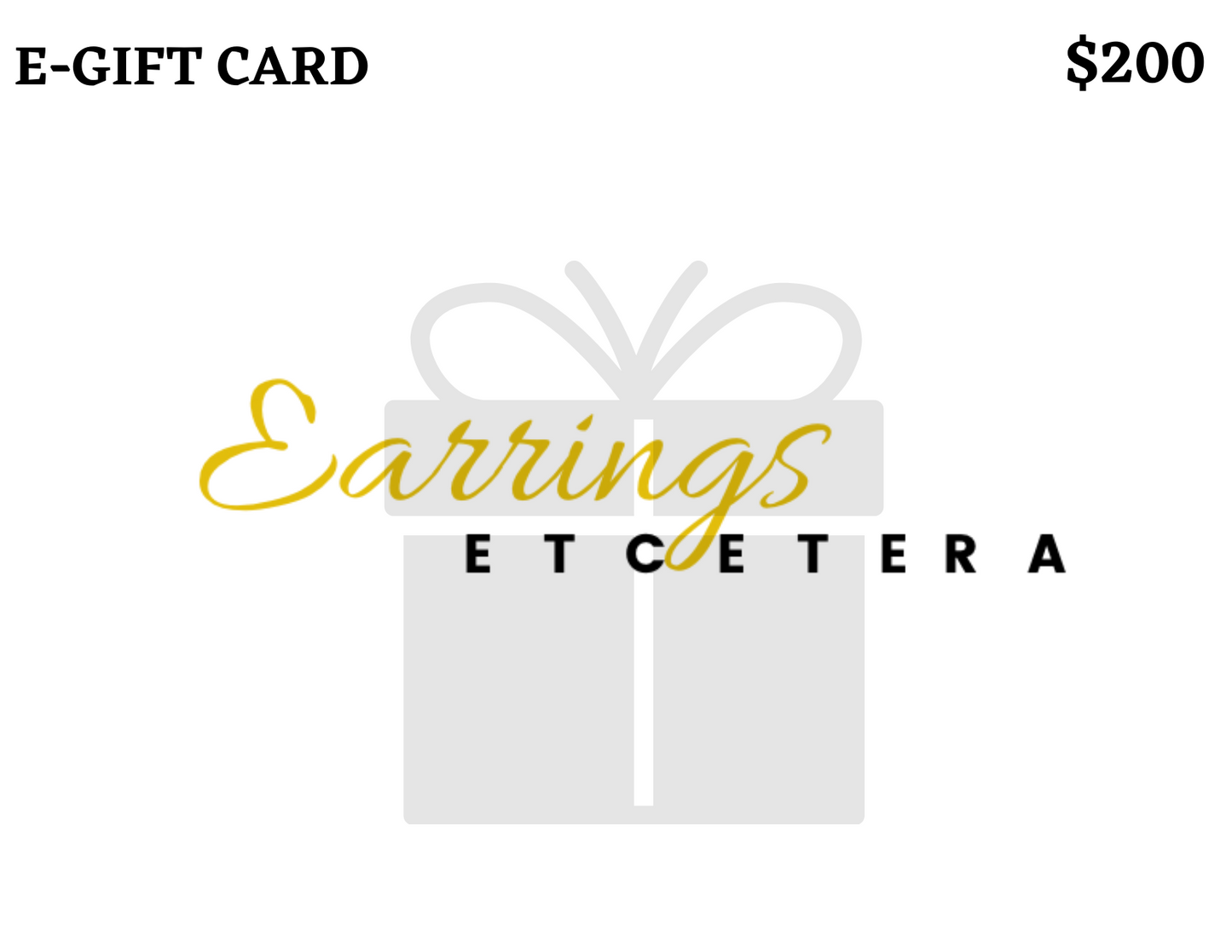 E-Gift Card