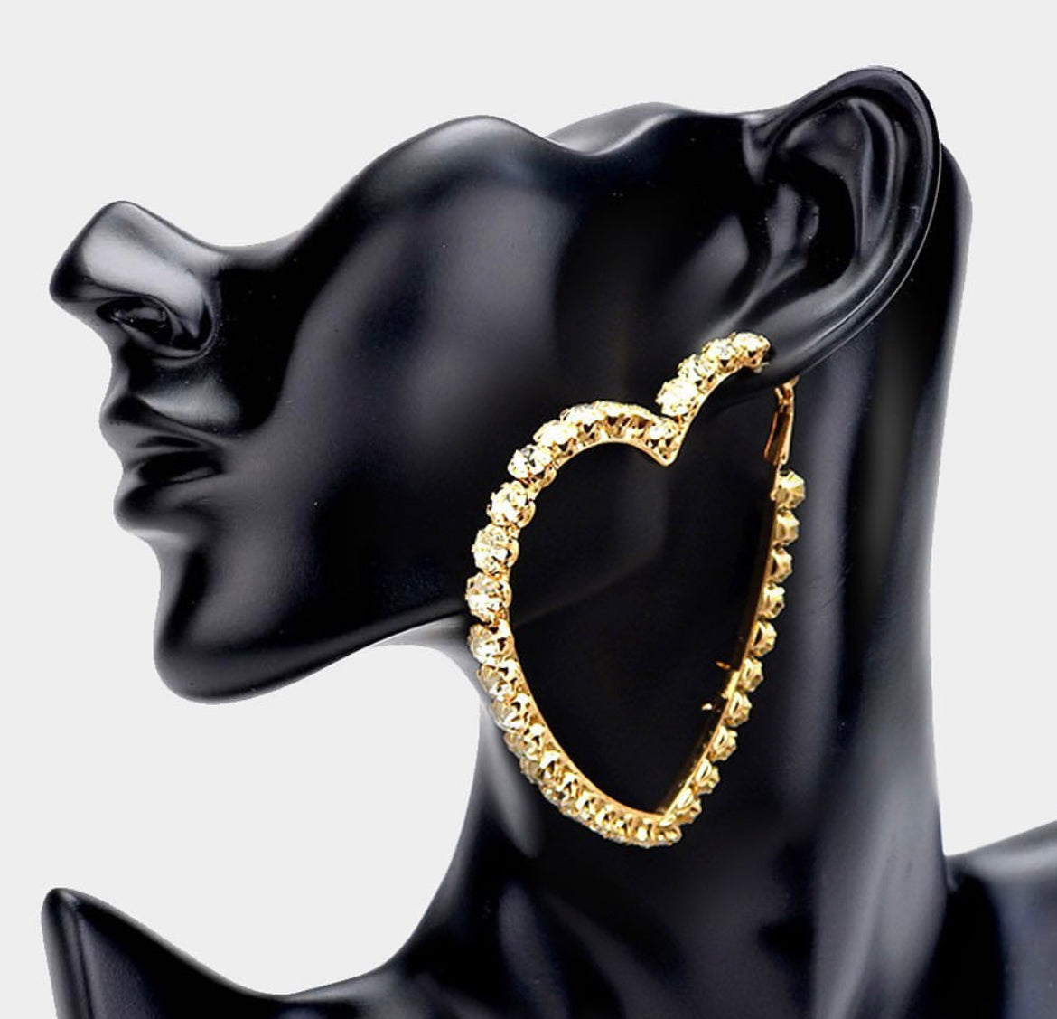 SWEETHEART HOOP EARRINGS