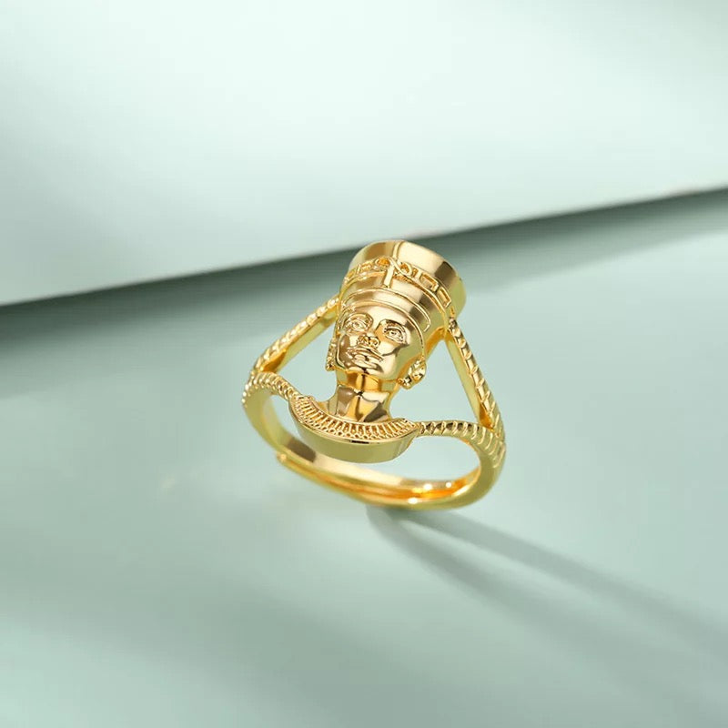 NEFERTITI RING( RESIZABLE)
