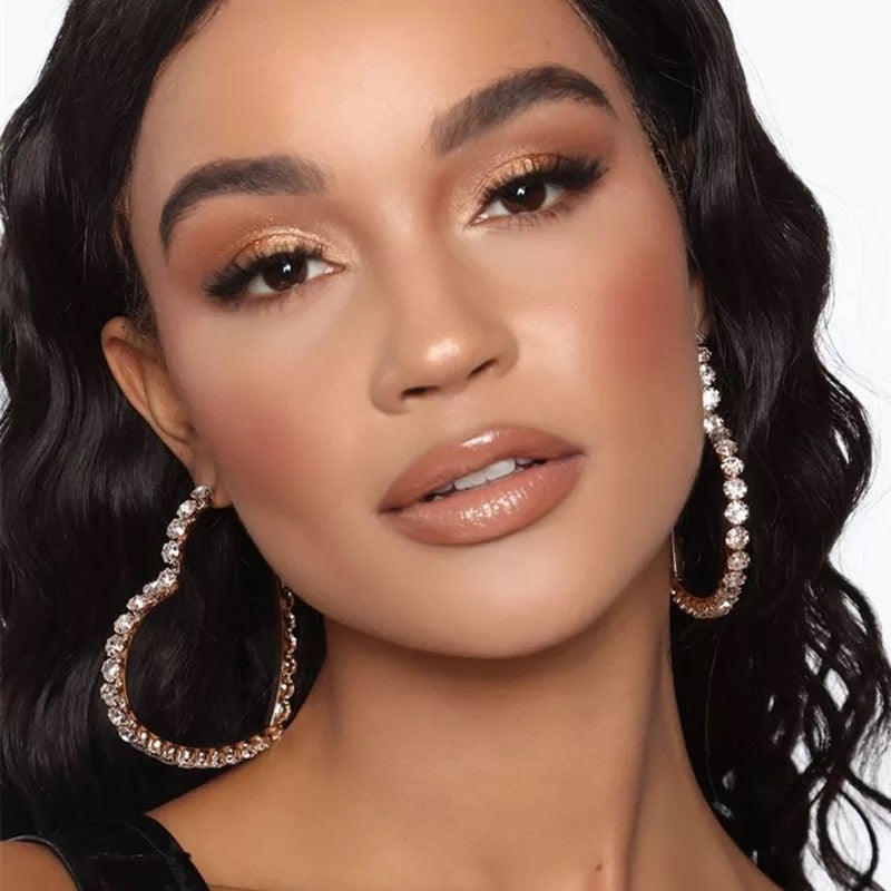 SWEETHEART HOOP EARRINGS