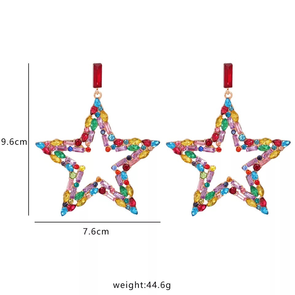 STAR GIRL STATEMENT EARRINGS