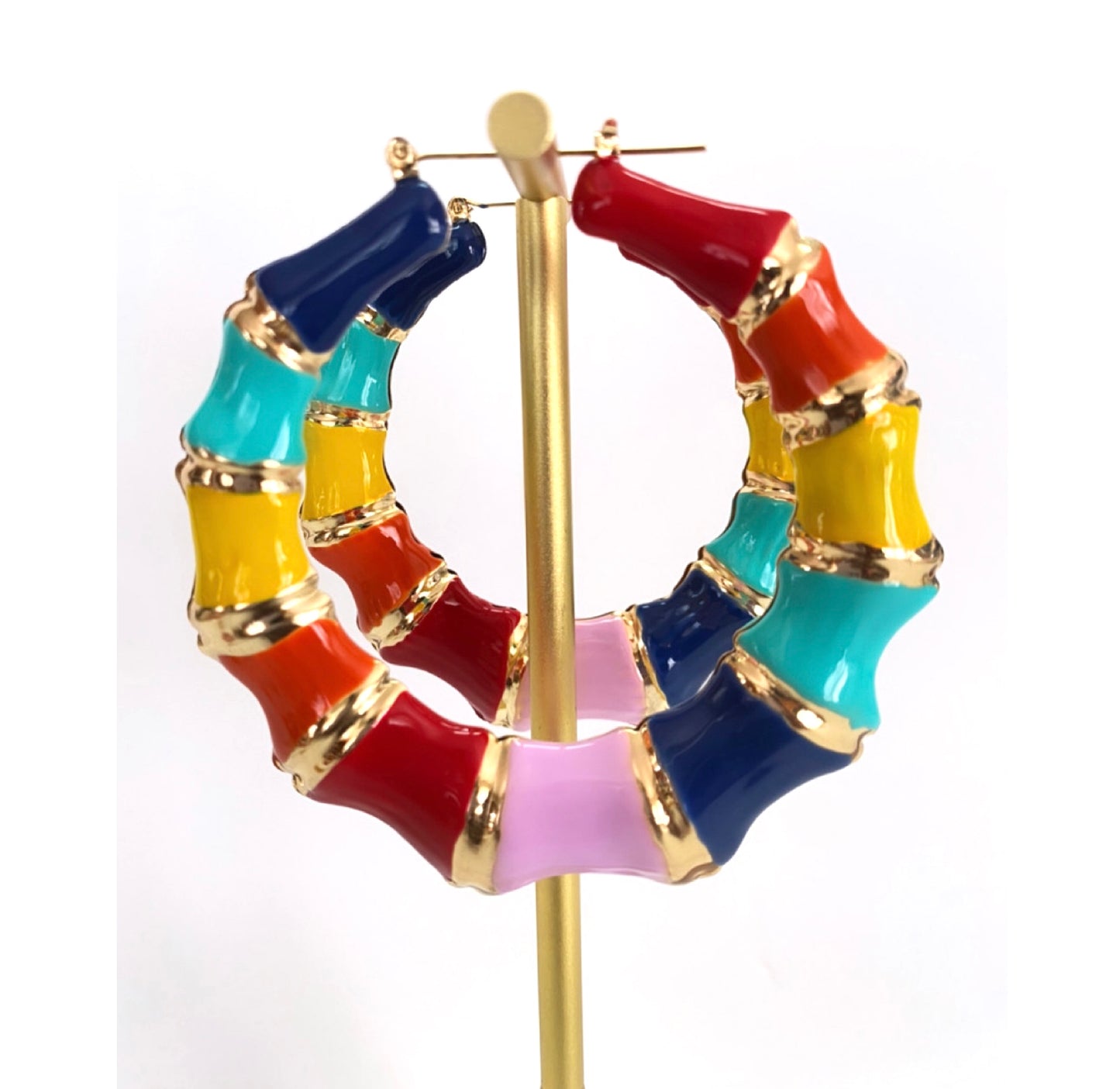 BAMBI HOOP EARRINGS(ROUND)