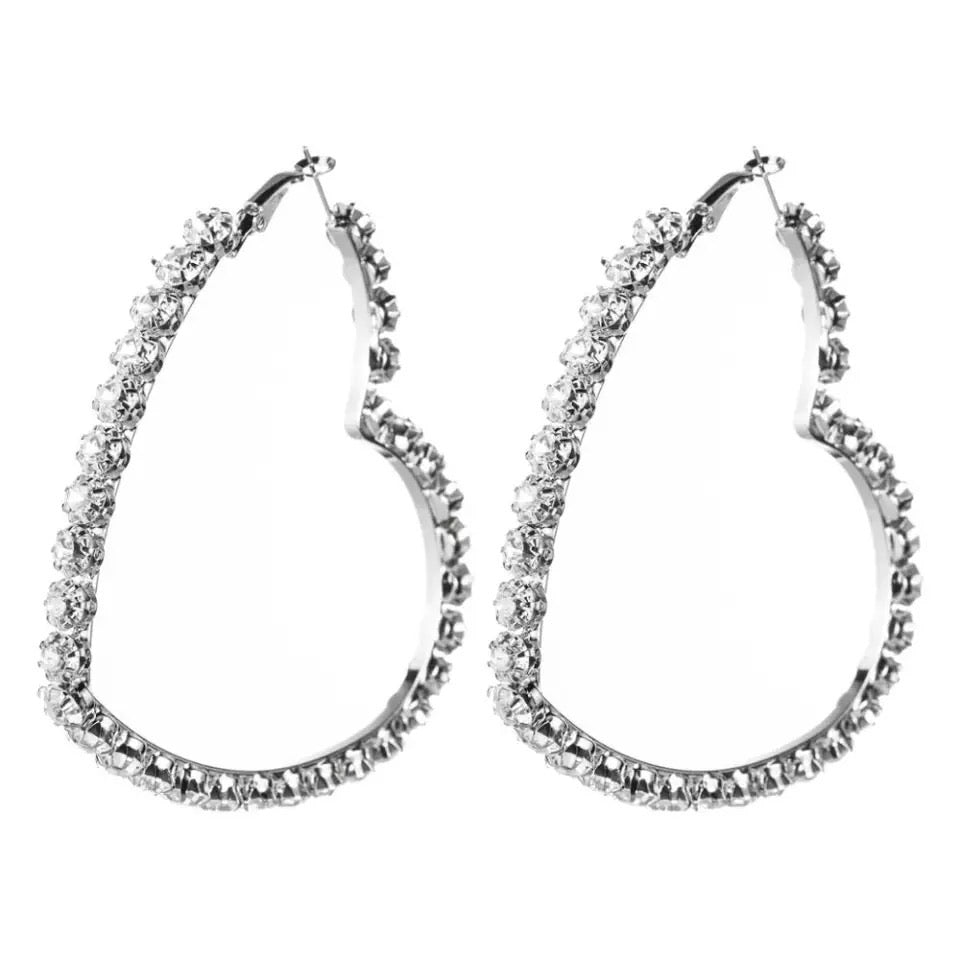 SWEETHEART HOOP EARRINGS