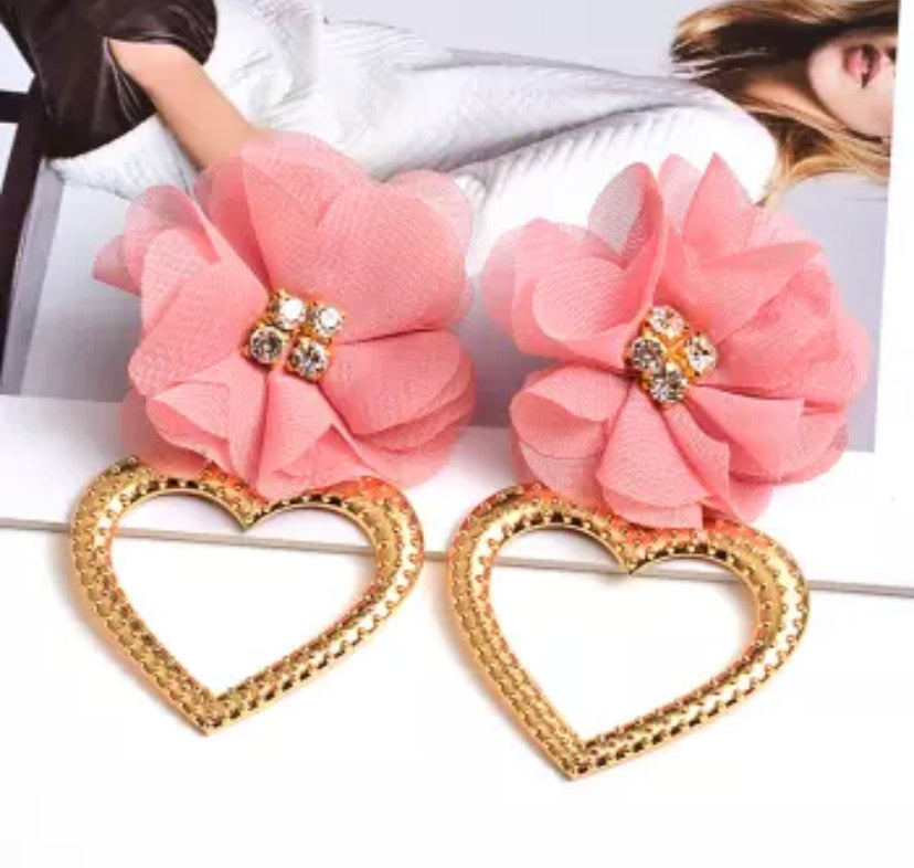 LOTUS STATEMENT EARRINGS