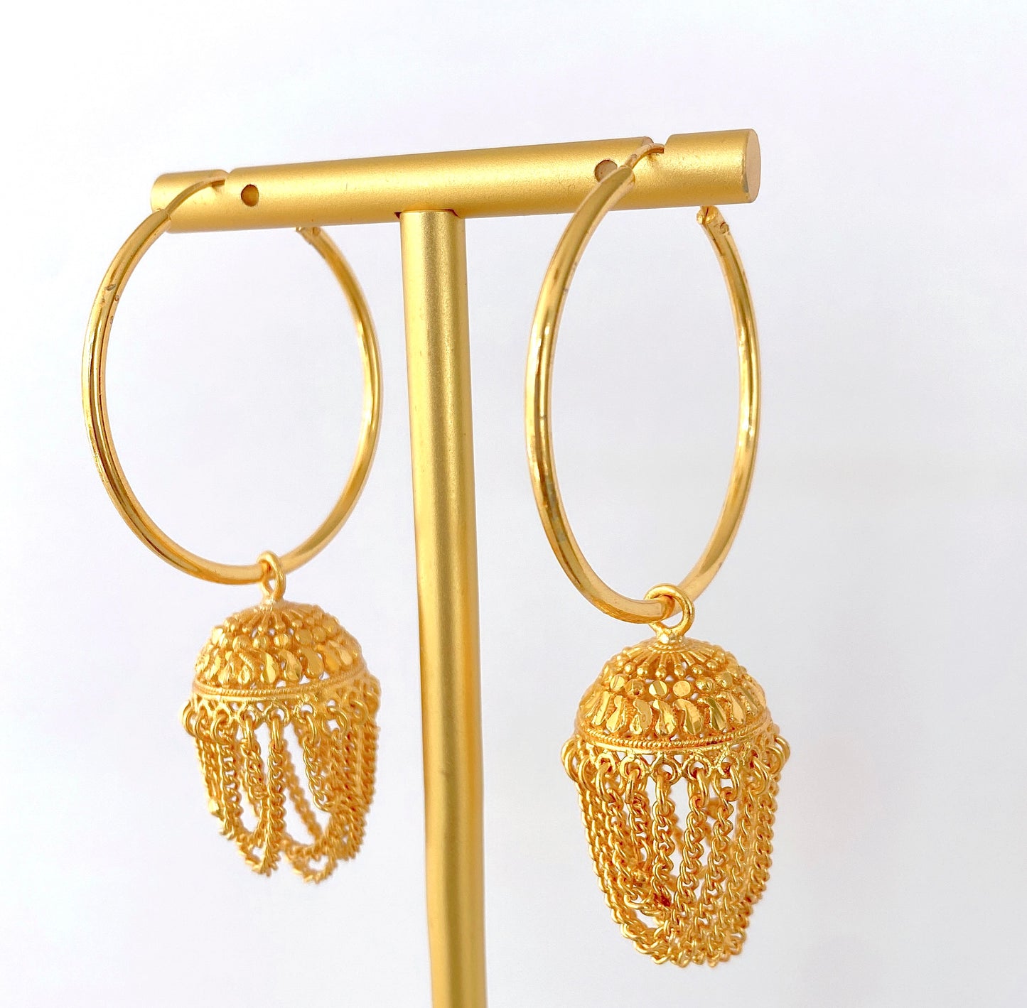 JHUMKA HOOP EARRINGS