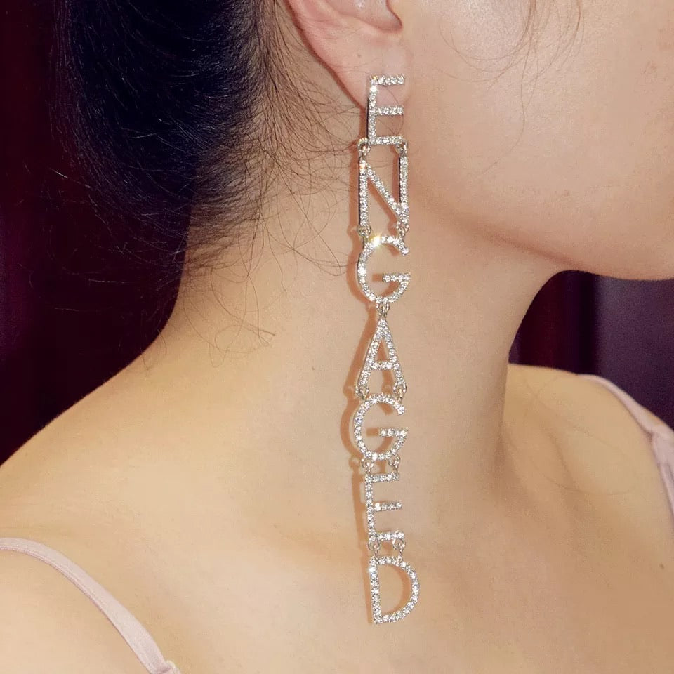ENGAGED DROP EARRINGS