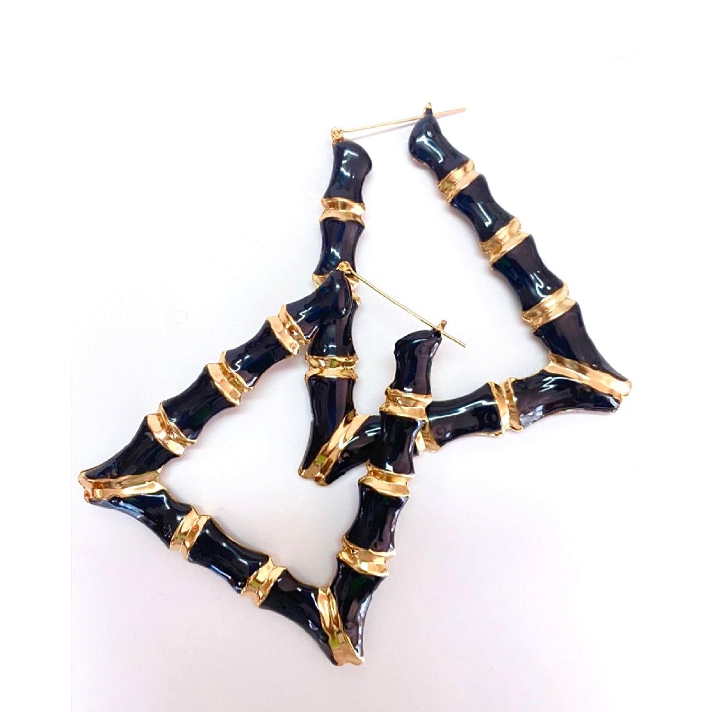 BAMBI HOOP EARRINGS (SQUARE)